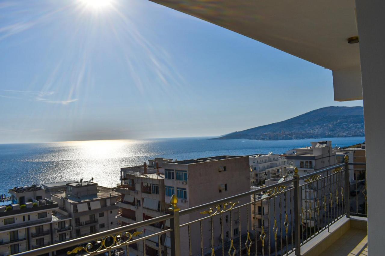 Paradise Apartment Sarande Bagian luar foto