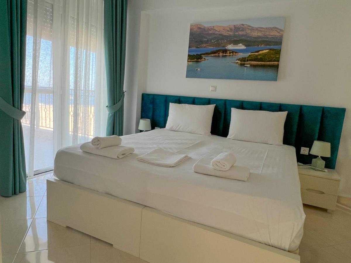 Paradise Apartment Sarande Bagian luar foto